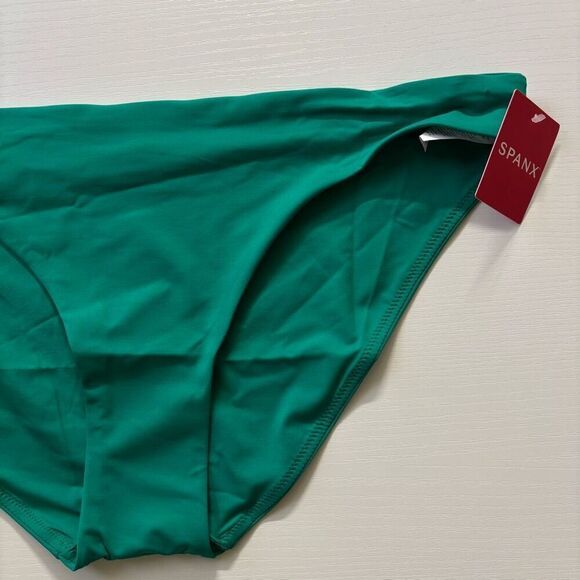 Spanx Shaping Swim Bikini Bottom Moderate Full Mystic Green Size XL 50146R new - Picture 9 of 12